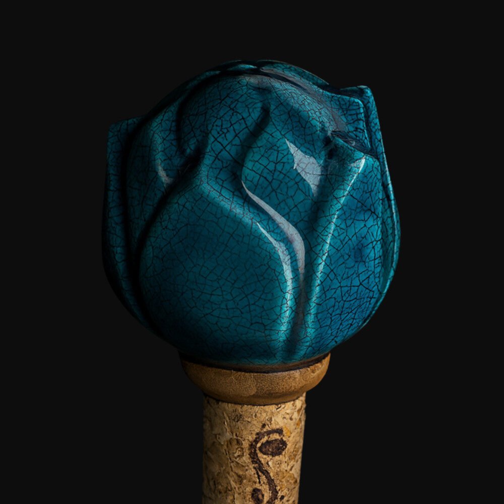 8 Tulip Inspired Ceramic Wine Cork - Image 1