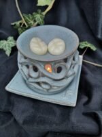 Ceramic Oil Burner for Fragrance Oils - Blueish grey
