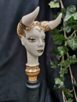 Zodiac Ceramic Wine Corks - TAURUS - Brown color - Image 2