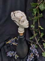 Zodiac Ceramic Wine Corks - PISCES - White and grey color - Image 6