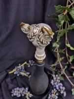 Zodiac Ceramic Wine Corks - CANCER - Light blue, white and gold color - Image 3