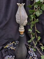 Zodiac Ceramic Wine Corks - GEMINI - Light blue, white and gold color - Image 4