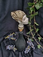 Zodiac Ceramic Wine Corks - PISCES - White, grey and gold color - Image 3