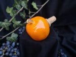 Apple Inspired Ceramic Wine Cork - Tangerine color - Image 2