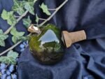 Apple Inspired Ceramic Wine Cork - Mossy green color - Image 2
