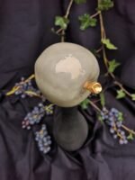 Apple Inspired Ceramic Wine Cork - Grey color