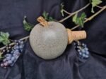 Apple Inspired Ceramic Wine Cork - Matte grey color - Image 3
