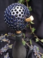 Apple Inspired Ceramic Wine Cork - Deep blue color - Image 3