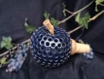 Apple Inspired Ceramic Wine Cork - Deep blue color - Image 4