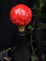 Round Elegance Wine Cork - Red color