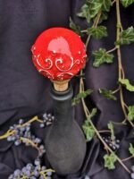 Round Elegance Wine Cork - Red color
