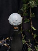 Round Elegance Wine Cork - Matte greyish blue color - Image 2