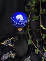 Round Elegance Wine Cork - Deep blue color