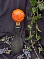 Round Elegance Wine Cork - Tangerine color - Image 2