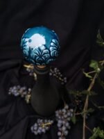 Round Elegance Wine Cork - Blue color