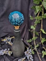 Round Elegance Wine Cork - Blue color - Image 2