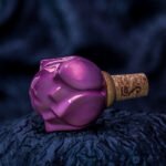 Tulip Inspired Ceramic Wine Cork - Purple color - Image 3