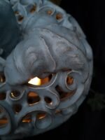 Apple-Shaped Candle Holder - Blueish grey - Image 5