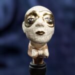 Golden Masquerade Inspired Ceramic Wine Cork - Unveiling Faces in Corks - Image 2
