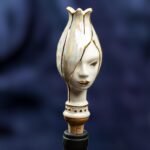 Zodiac Ceramic Wine Corks - GEMINI - Pearly white and gold