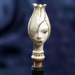 Zodiac Ceramic Wine Corks - GEMINI - Pearly white and gold - Image 2