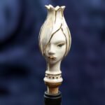 Zodiac Ceramic Wine Corks - GEMINI - Pearly white and gold - Image 3