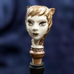 Zodiac Ceramic Wine Corks - LEO - Brown color - Image 5