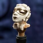 Golden Masquerade Inspired Ceramic Wine Cork - Unveiling Faces in Corks - Image 6