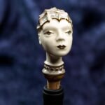 Lady of the Ocean Ceramic Wine Cork - Unveiling Faces in Corks - Image 2